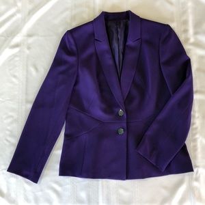 Royal purple tailor blazer.   Absolutely Fabulous!